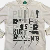 Image 2 of PUMA Rudolf Dassler Schuhfabrik 'New York Art Review' Oxford Shirt - Size Large (2000s)
