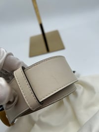 Image 5 of Gucci Gold GG Buckle White Leather Women’s Belt