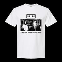 Image 2 of NIN x GROUNDHOG'S DAY WHITE T-SHIRT
