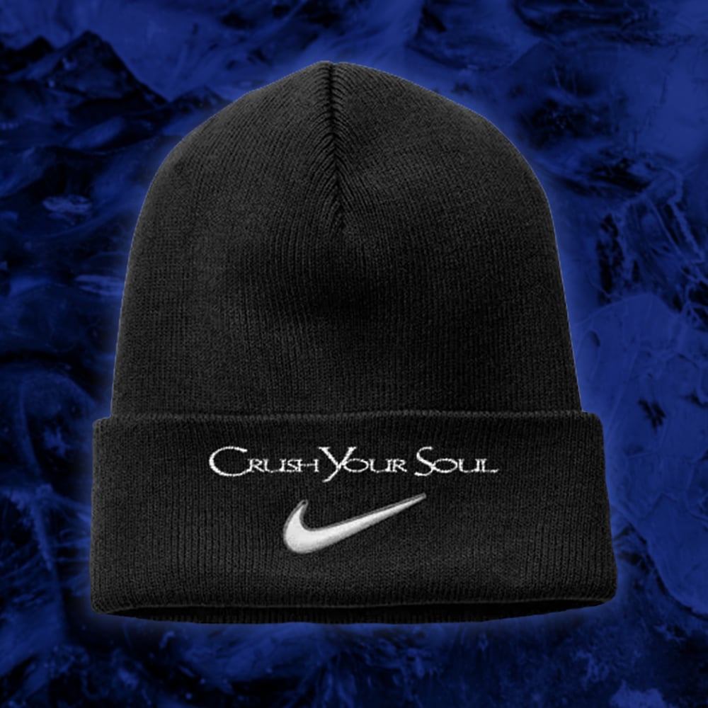 Image of CRUSH YOUR SOUL NIKE BEANIE