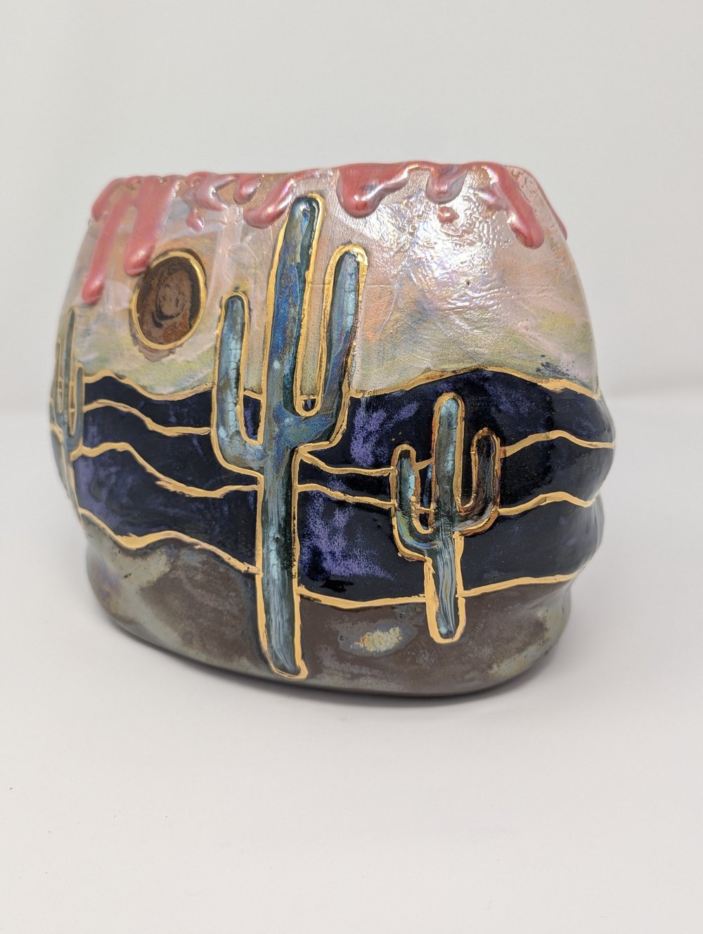 Image of Heat of the Desert melted vase