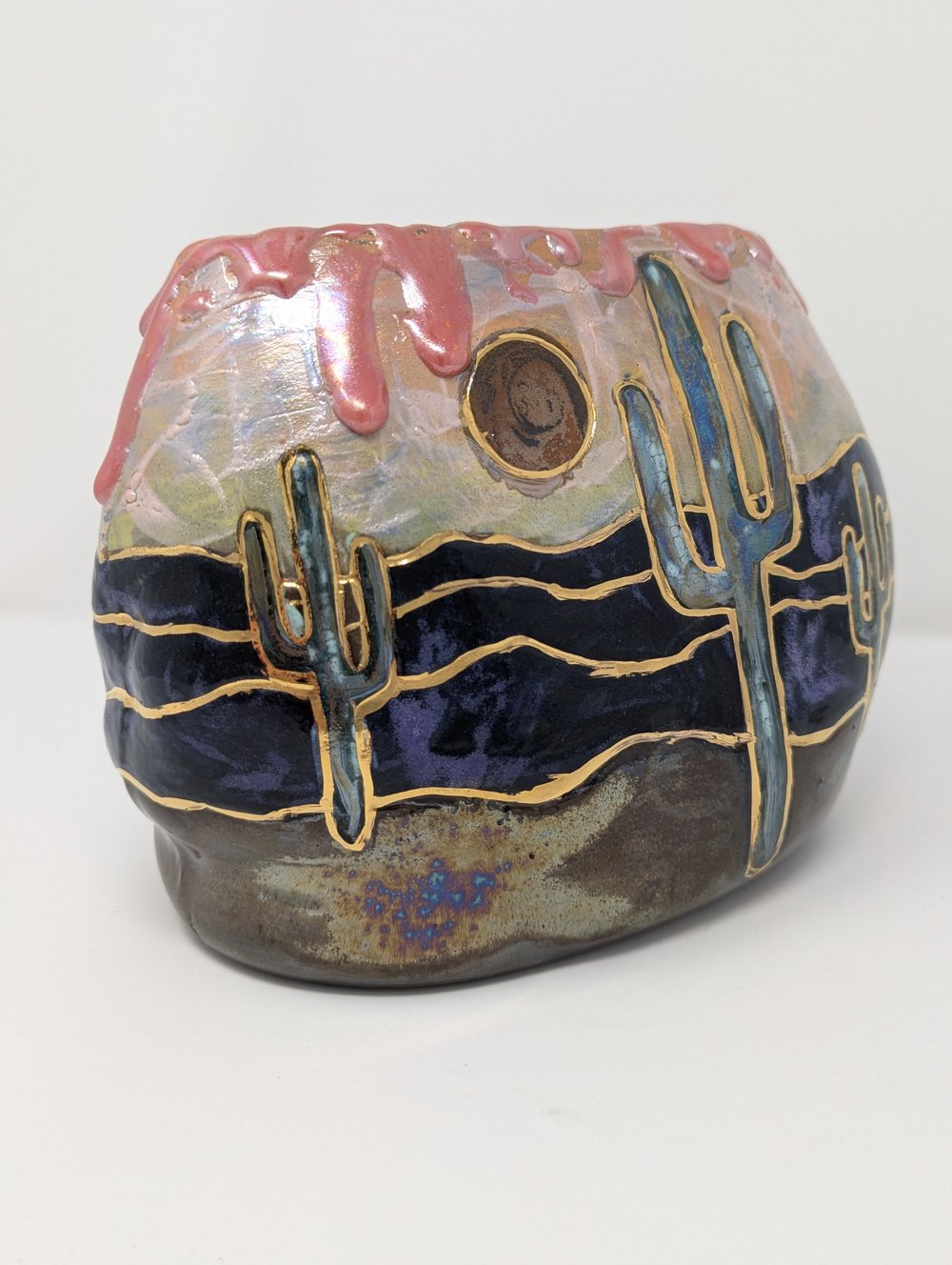 Image of Heat of the Desert melted vase