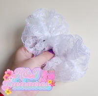 Image 1 of White lace bows