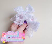 Image 2 of White lace bows