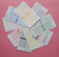 Image 1 of Retro Custom Thank You Cards