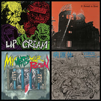 LIP CREAM - "Thrash 'Til Death" LP (Milky Clear Vinyl)