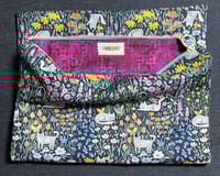 Image 1 of Little Cats in Big Garden Big Zip Bag 