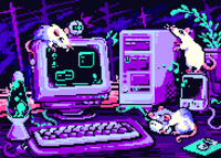 Rats in the Machine Print