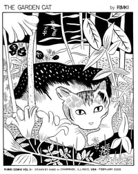 The Garden Cat by RIMKI