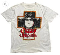 Image 1 of 1980s Ozzy Osbourne Single Stitch Sm/ Medium 