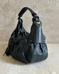 Image 4 of DARK GREEN LEATHER BAG