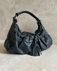 Image 1 of DARK GREEN LEATHER BAG