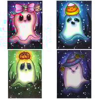 Image 1 of Tha Haunt Family Mini Diamond Painting Kit by Regan Kubecek