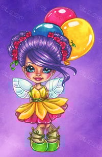 Image 1 of Birthday Fae Full Size Diamond Painting by Amanda Hicks