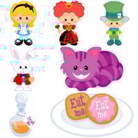 Image 1 of Wonderland Mini Diamond Painting Kit by PixelPaperPrints