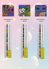 Image 2 of Wonderful Winter Dragons Mini Diamond Painting Kit by Emma Casey