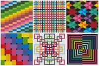 Image 2 of Geometric Pixels by TheStitchPatterns (Full Crystal Drills)