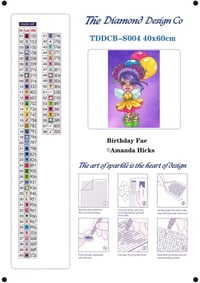 Image 4 of Birthday Fae Full Size Diamond Painting by Amanda Hicks