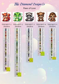 Image 5 of Paws of Love Mini Diamond Painting Kit by Aurora