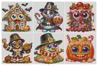 Image 2 of Too Many Holidays Mini Diamond Painting Kit by HbmClipart