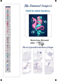 Image 4 of Mysterious Mermaid Full Size Diamond Painting by Miss Fluff