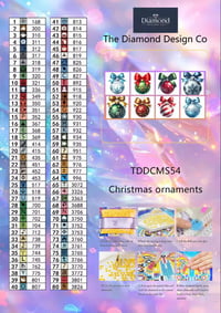 Image 4 of Christmas Ornaments Mini Diamond Painting Kit by AnerArtStudio