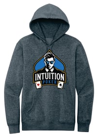  Premium Blue Heather Pullover Hoodie