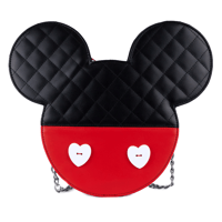 Image 1 of Loungefly Mickey and Minnie Mouse Sweetheart Crossbody Bag