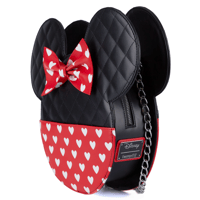 Image 3 of Loungefly Mickey and Minnie Mouse Sweetheart Crossbody Bag