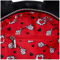 Image 4 of Loungefly Mickey and Minnie Mouse Sweetheart Crossbody Bag