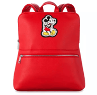 Image 1 of Classic Mickey Mouse Square Backpack – Iconic Red