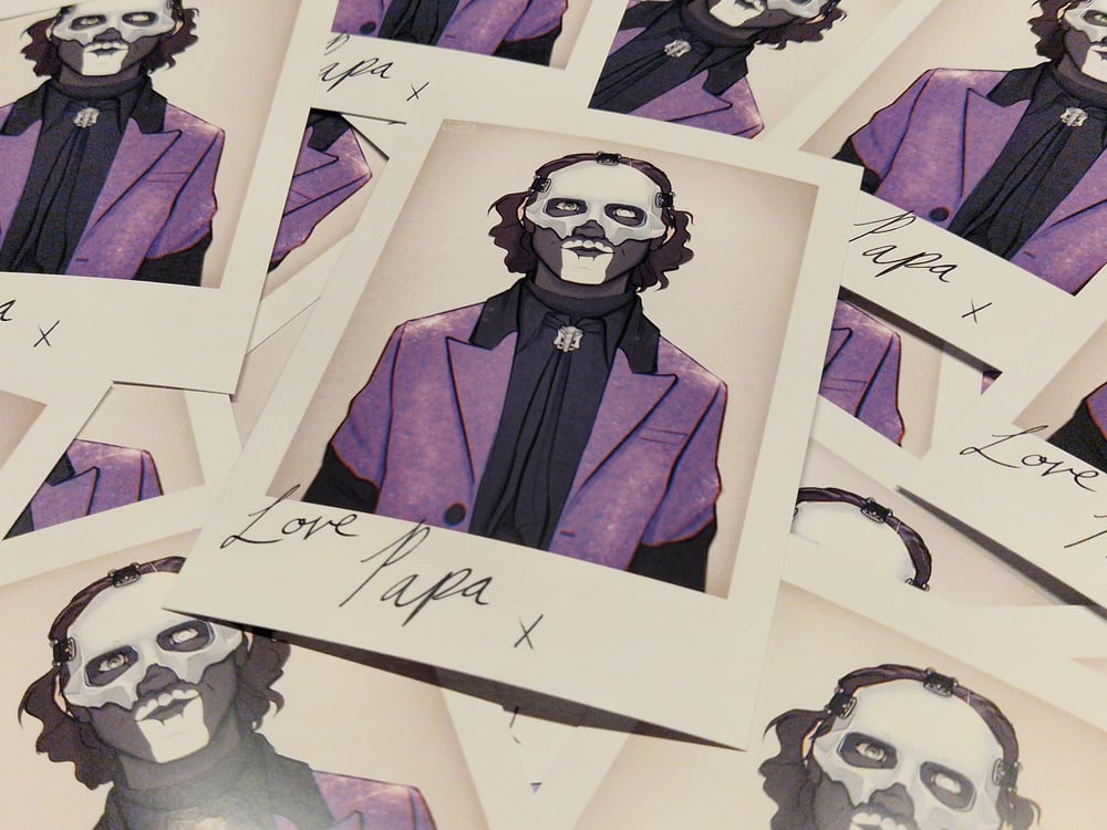 Image of Papa Polaroid Mini Print