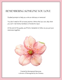 Remembering Someone You Love: An Obituary Writing Guide 