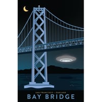 Image 1 of San Francisco ~ Oakland Bay Bridge 11x17 Fine Art Print