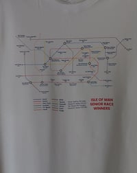 Image 2 of IOM SENIOR RACE WINNERS MAP T-SHIRT