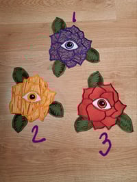 Rose Eye n Bolt Patches 