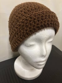 Image 5 of Brownie Crochet Beanie - M/L
