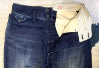 Image 3 of Funset of Art pure blue Japan sashiko indigo dyed pants, size M (32”)