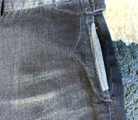 Image 8 of Funset of Art pure blue Japan sashiko indigo dyed pants, size M (32”)