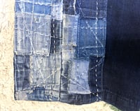 Image 10 of Funset of Art pure blue Japan sashiko indigo dyed pants, size M (32”)