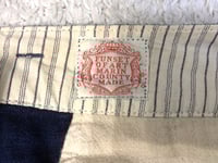 Image 4 of Funset of Art pure blue Japan sashiko indigo dyed pants, size M (32”)