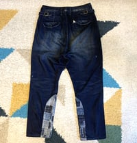 Image 11 of Funset of Art pure blue Japan sashiko indigo dyed pants, size M (32”)