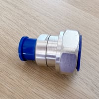 Image 1 of 7/16 DIN (L29) Male to N-Type Female RF Adapter