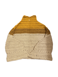 Image 2 of Crochet Choker Backless Halter Top (free earrings)