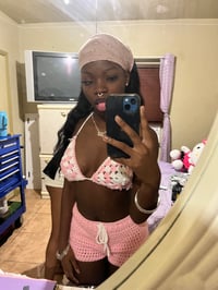 Image 3 of Crochet Mini Shorts