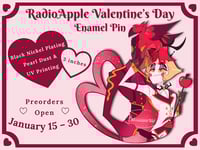PREORDER Radioapple Valentines Enamel Pin