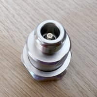 Image 3 of 7/16 DIN (L29) Male to N-Type Female RF Adapter