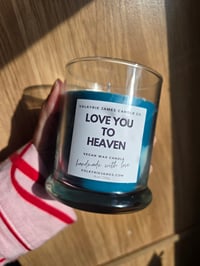 Image 3 of Love Me/You to Heaven - Handmade Cloud Design Candle