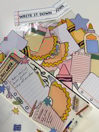 Image 2 of STATIONERY MEMO STICKERS 