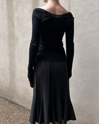 Image 4 of BLACK MERINO WOOL KNIT
